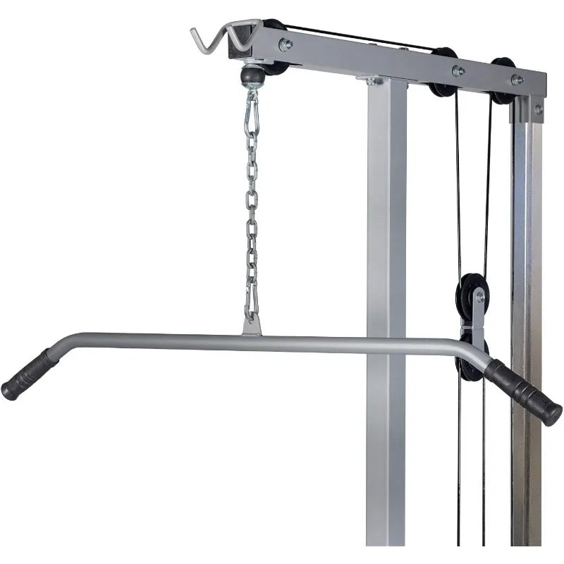 GDLF LAT Pull Down Machine Low Row Cable Fitness Exercise Body Workout Strength Training Bar Machine