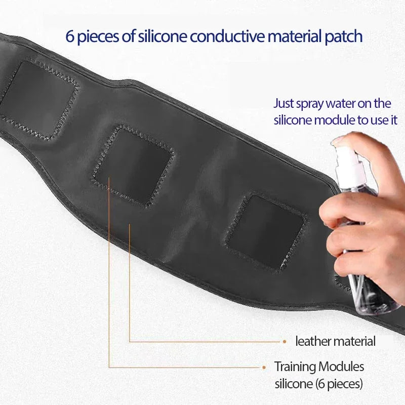 Hign Concerned EMS Abdominal Belt Trainer LCD Display
