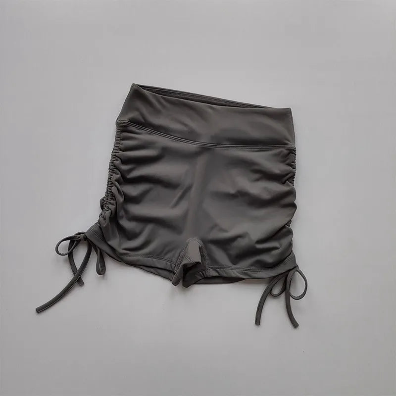 Summer Yoga Shorts Women Breathable High Waist Running Gym