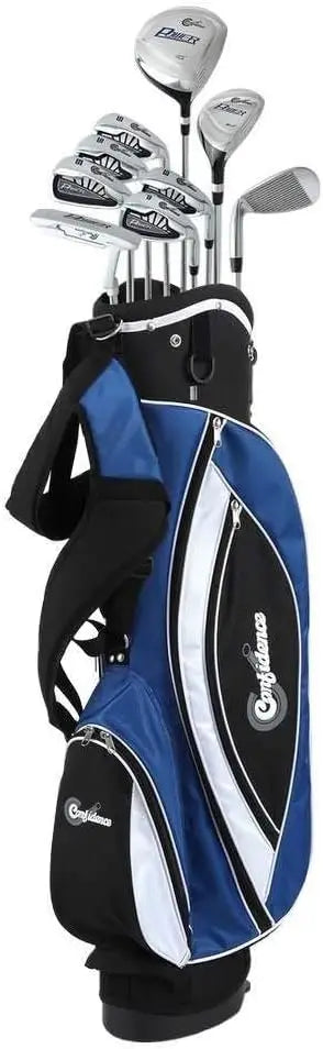 Golf Mens Power V3 Club Set with Stand Bag Right Handed Regular Flex