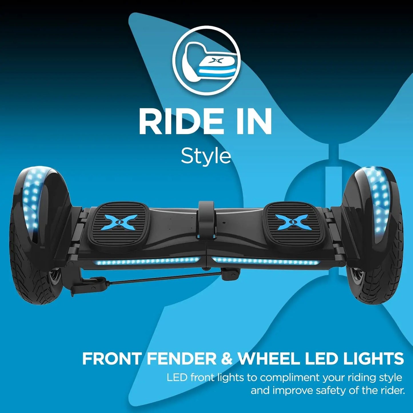 Hover-1 Rogue Hoverboard Black Stylish Design with High Performance