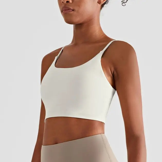Hamidou Women Sports Bra High Support Yoga Running Padded