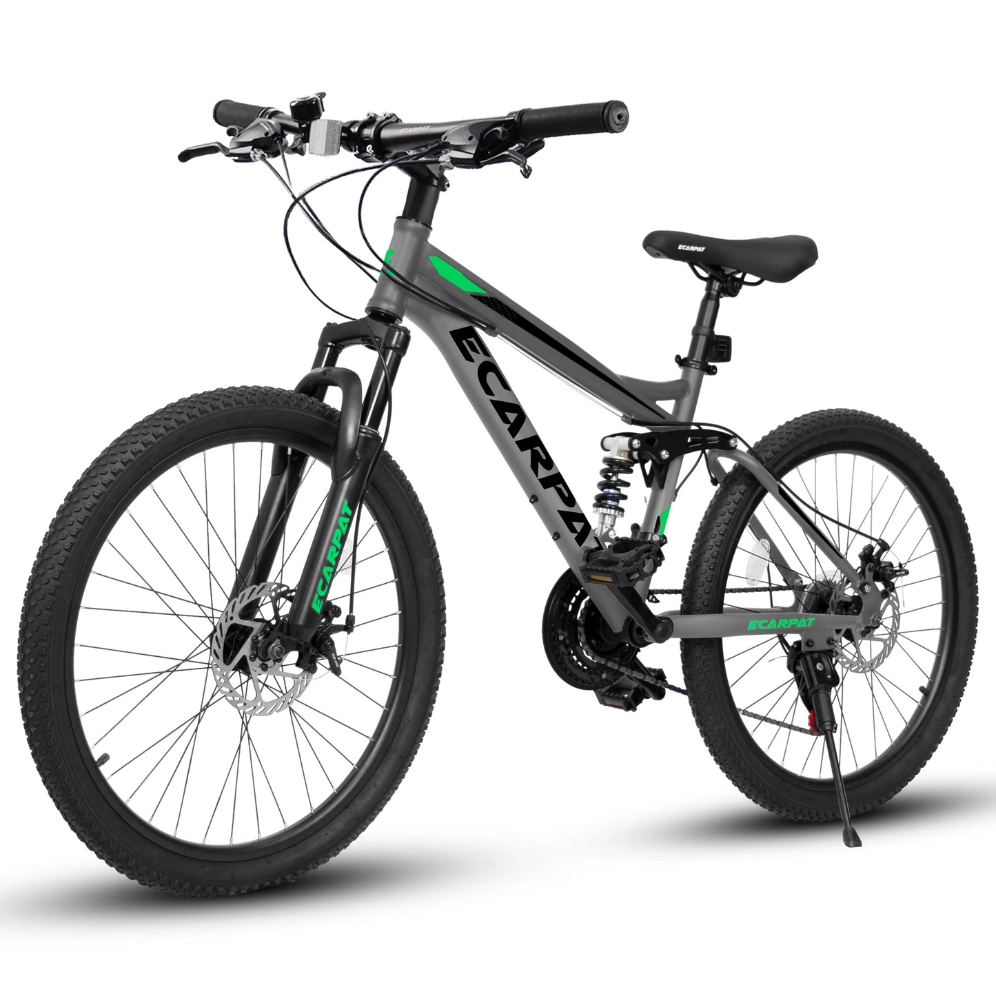 Ecarpat Dual Full Suspension Mountain Bike 21 Speed Disc
