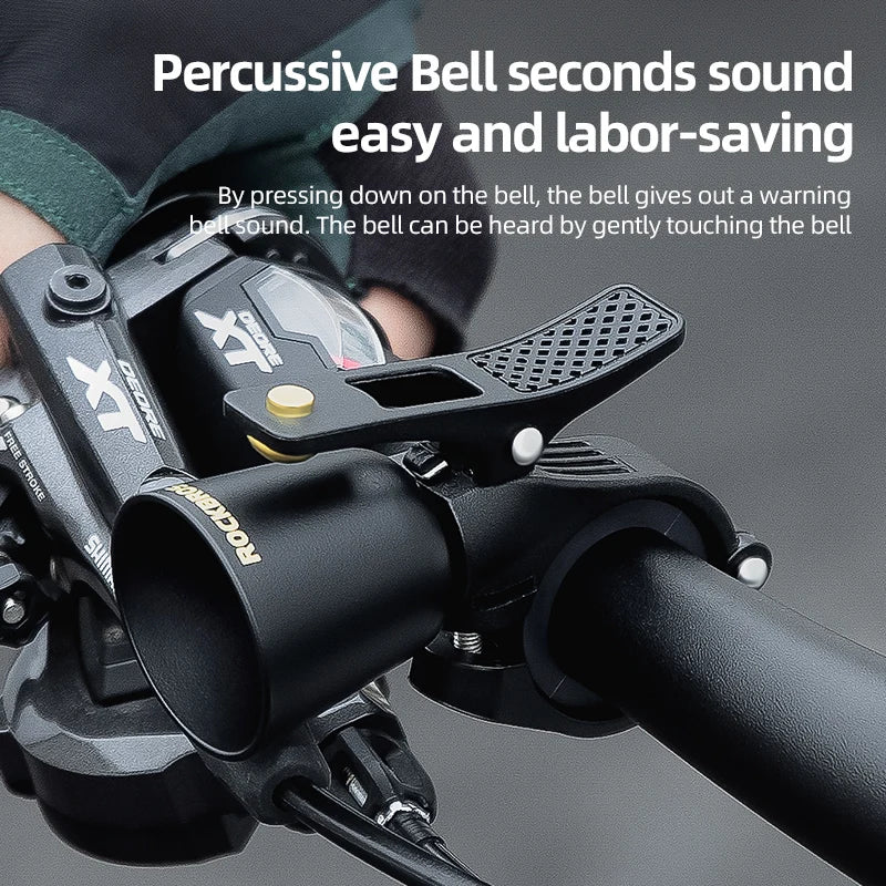 ROCKBROS Copper Alloy Bicycle Bell 100dB Lightweight Horn