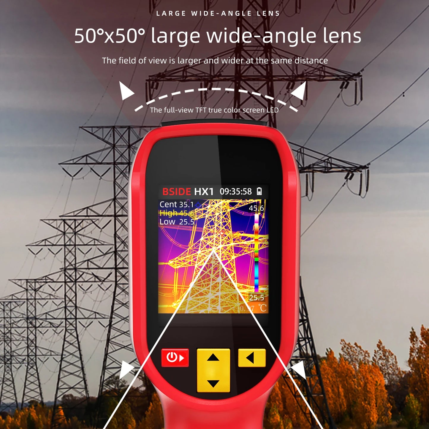 BSIDE Thermal Imaging Camera Infrared Thermometer Device