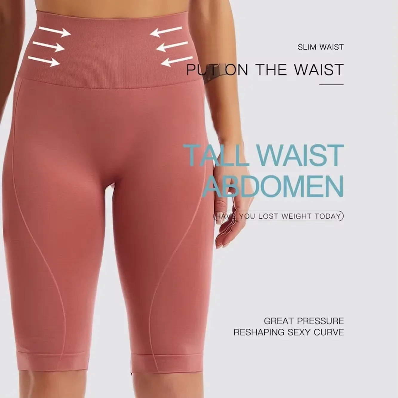 High Waist Push Up Shorts Women Tummy Control Yoga Fitness