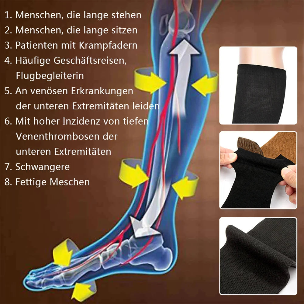 Guangdong Copper Compression Socks Unisex 20 30 MmHg