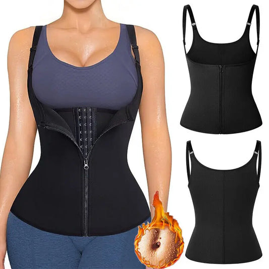 Lalamelon Waist Trainer Sauna Vest Neoprene Shapewear