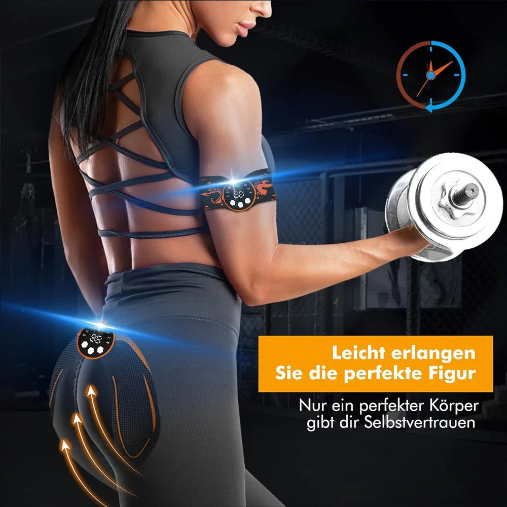 XMSJ Wireless EMS Ab Trainer Belt For Six Pack Abs
