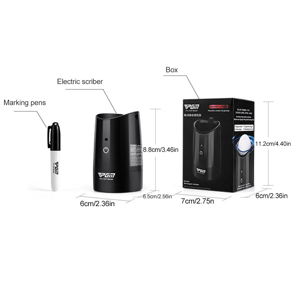 PGM HXQ012 Golf Electric Scriber Gravity Line Marker Training Aid Tool