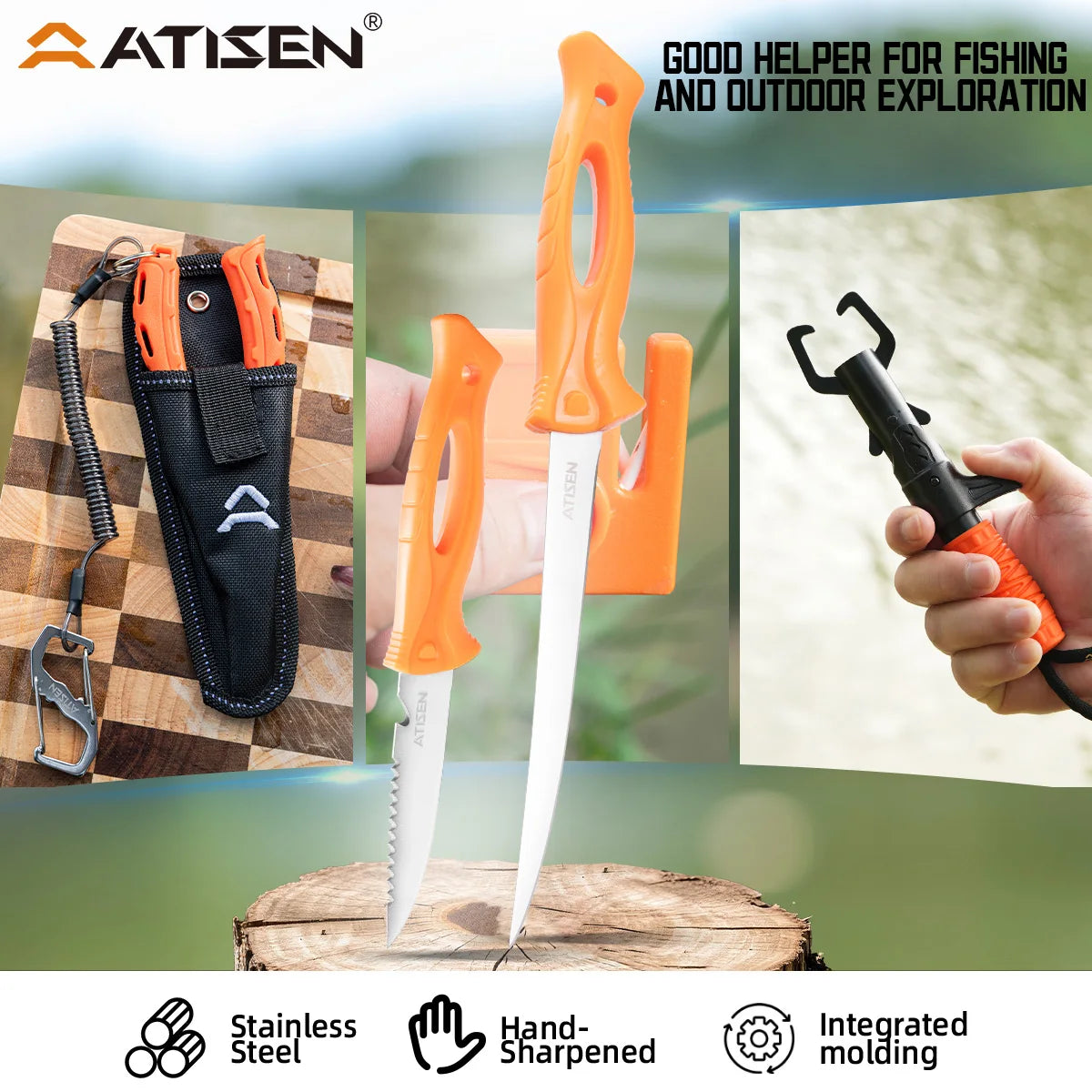 Hign-concerned Fishing Kit Fillet Knives Pliers Holder