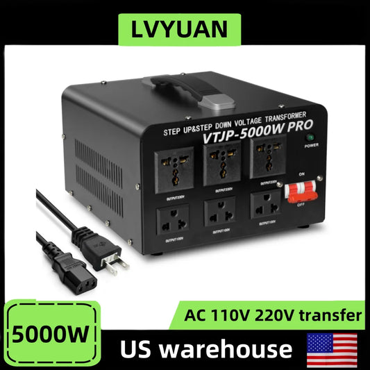 Foval 5000W 110V To 220V Voltage Transformer Converter