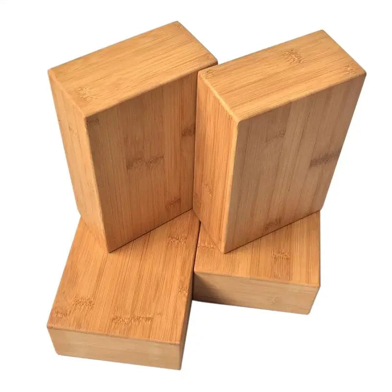 Natural Bamboo Yoga Block Sport Home Gym Exercise Wood Yoga Tool For Indoor Sport Exercise Workout Fitness Training Brick