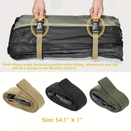 NoHign Heavy Duty Outdoor Camping Luggage Straps Buckle