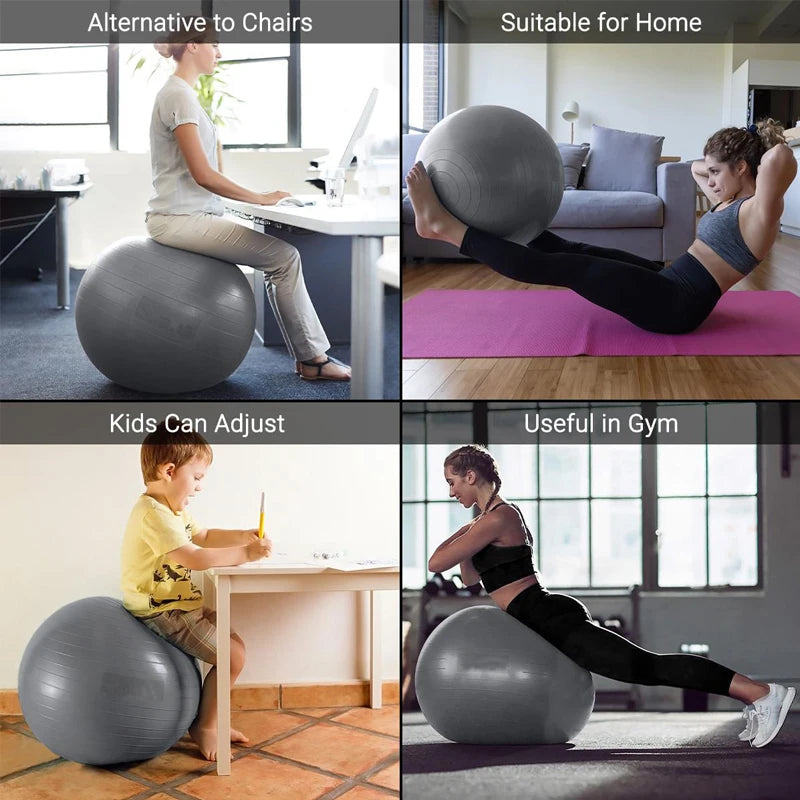 Yoga Ball for Home Fitness 65 75 85cm Balance Ball for Pregnant Women