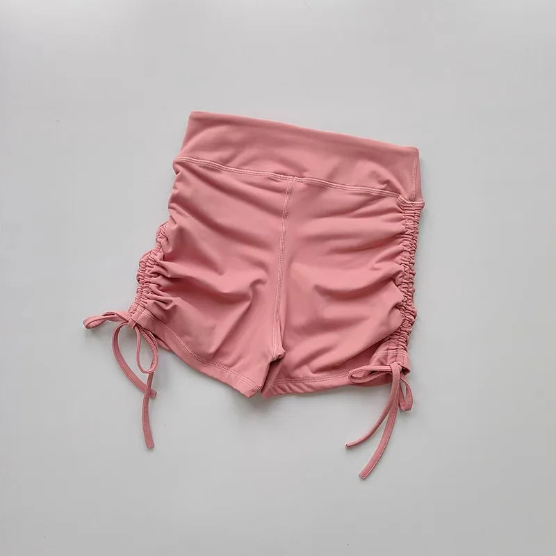 Summer Yoga Shorts Women Breathable High Waist Running Gym
