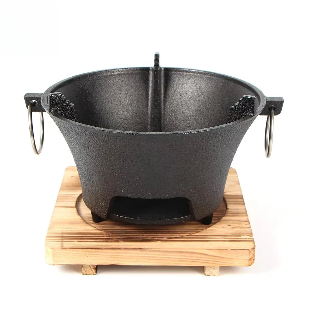 HOMEFISH Cast Iron Stove For Outdoor Grill And Barbecue