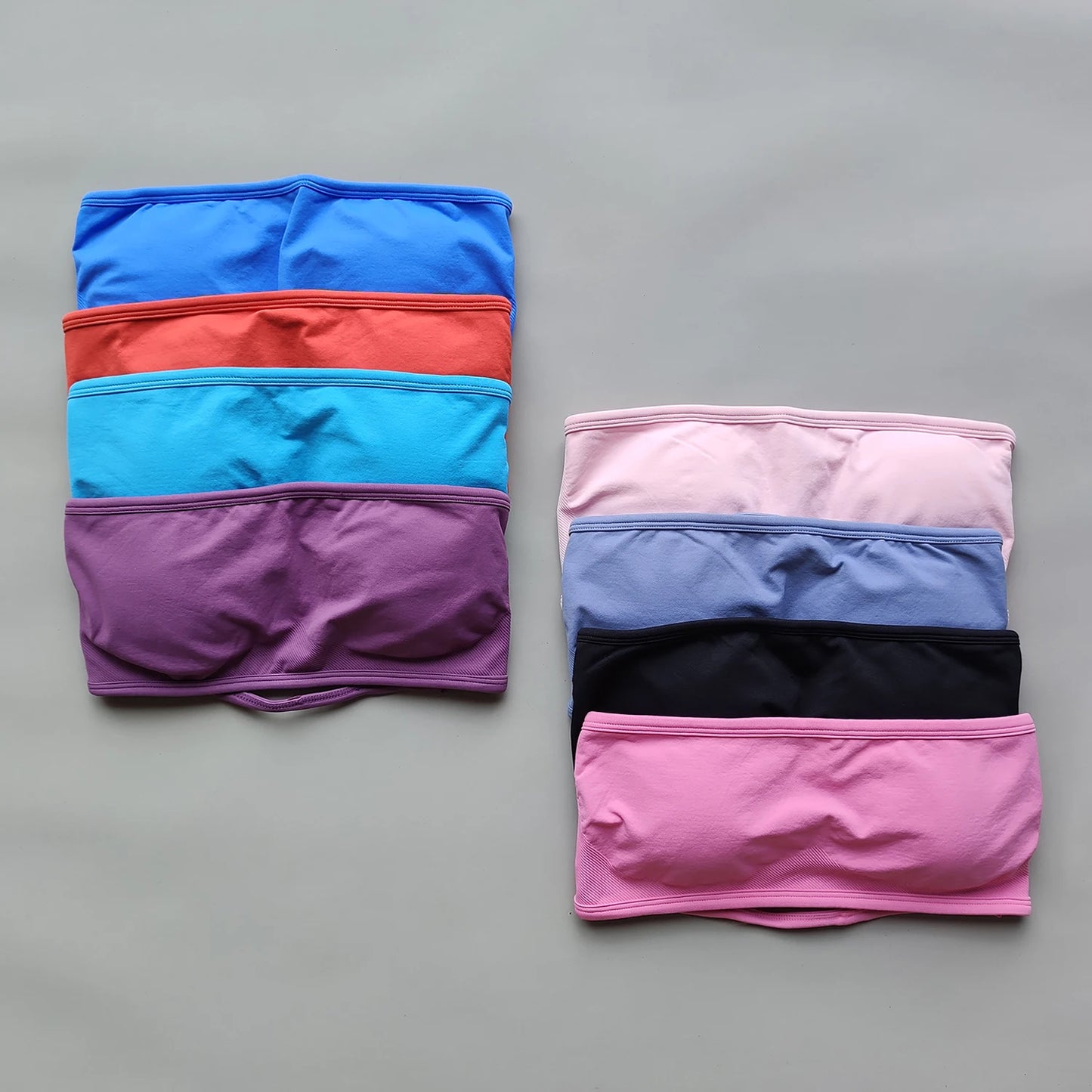Ashlimocn Backless Bandeau Sports Bra For Yoga And Gym