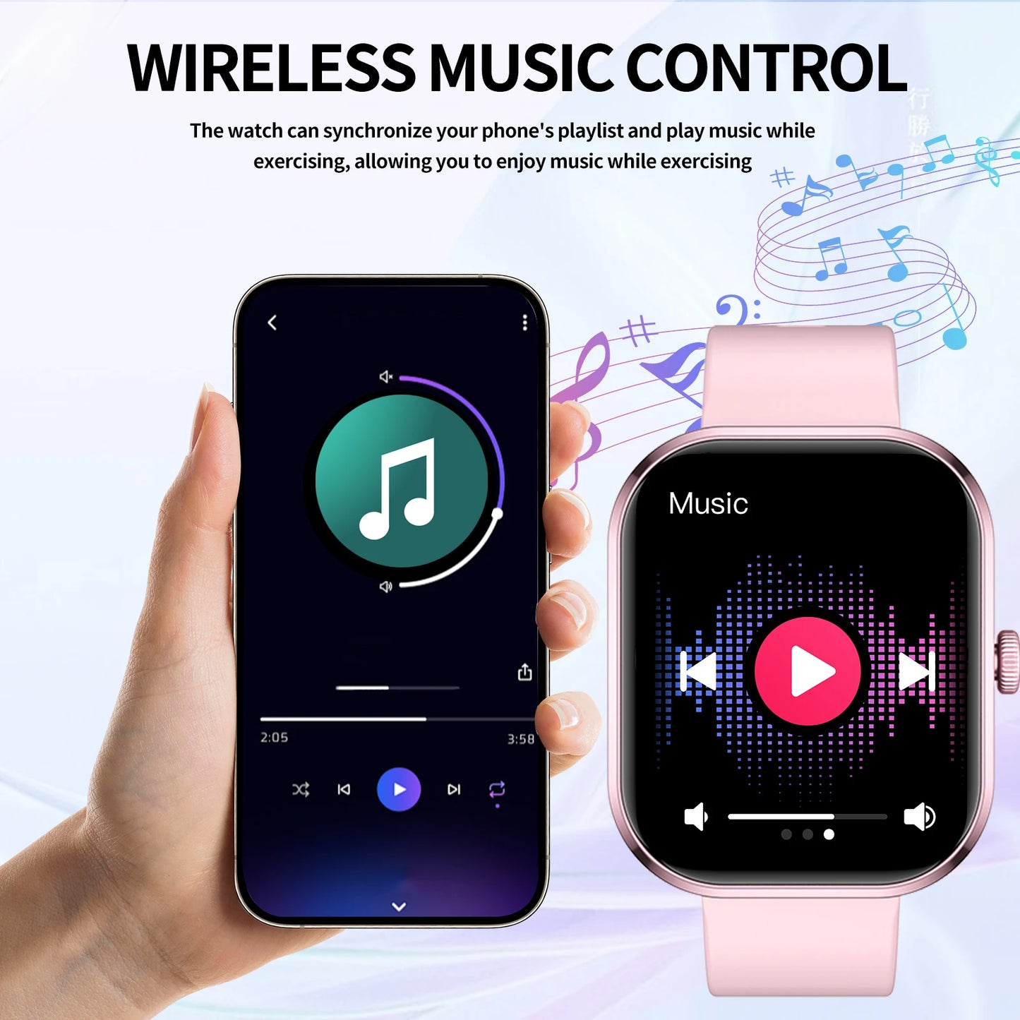 Hign-concerned Multifunctional Smart Watch Fitness Tracker