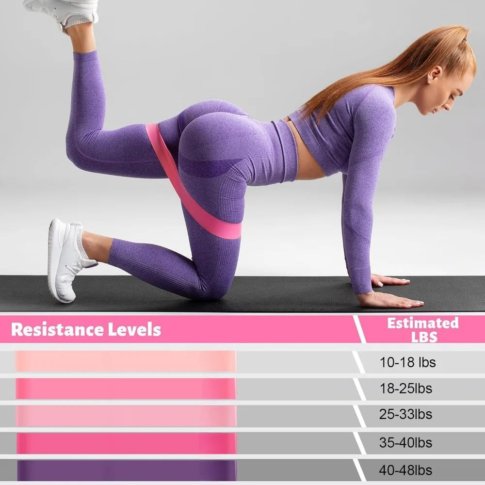 18 Women's Fitness Accessories Set with Pilates Balls Stretching Straps and Rings