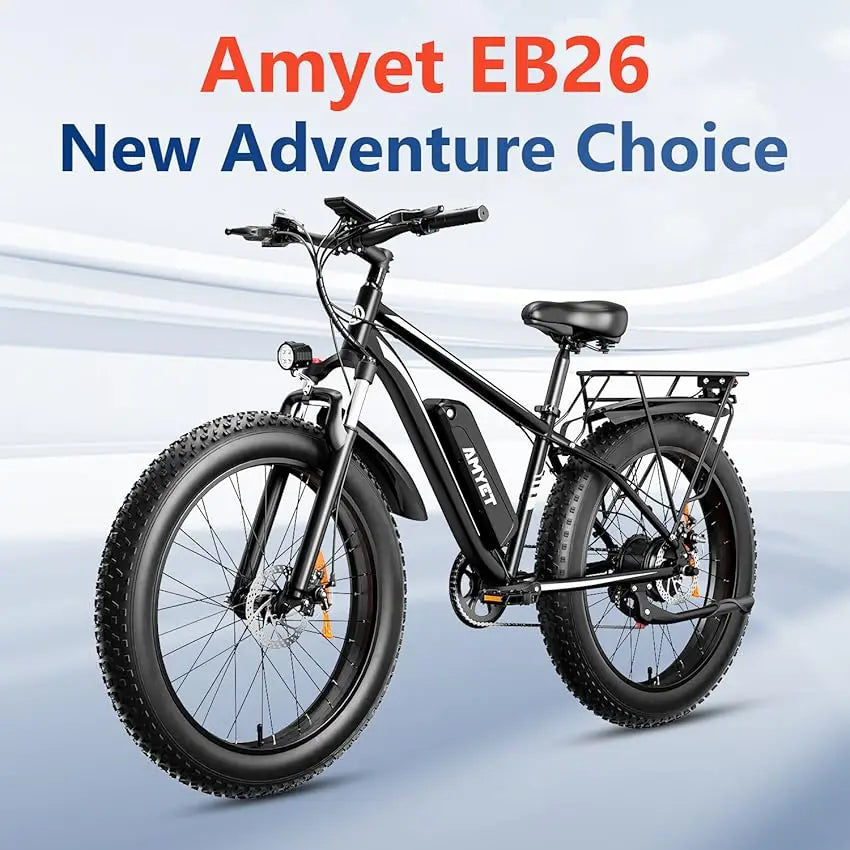 AMYET EB26 Electric Mountain Fat Tire Ebike 1000W 48V