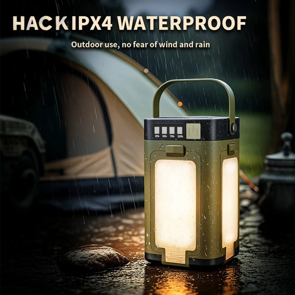 Alloet Foldable Camping Light Power Bank Lantern Solar