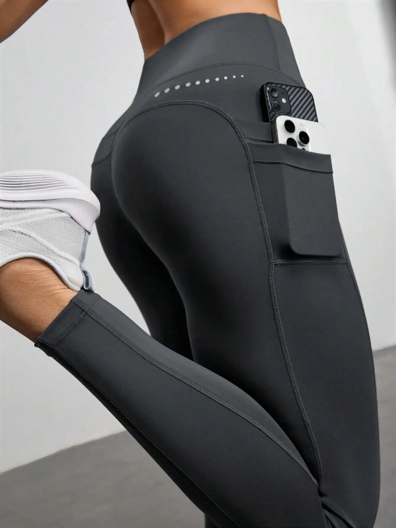 Women High Waist Fitness Leggings With Pockets Yoga Pants