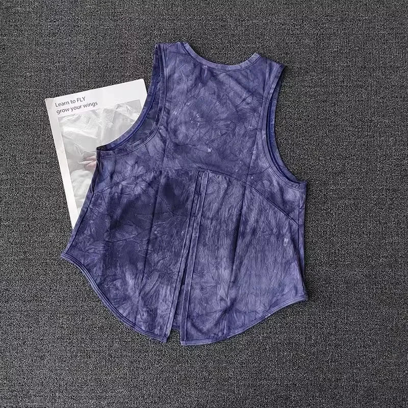 Womens Quick Dry Running Vest Fitness Top Yoga Shirt