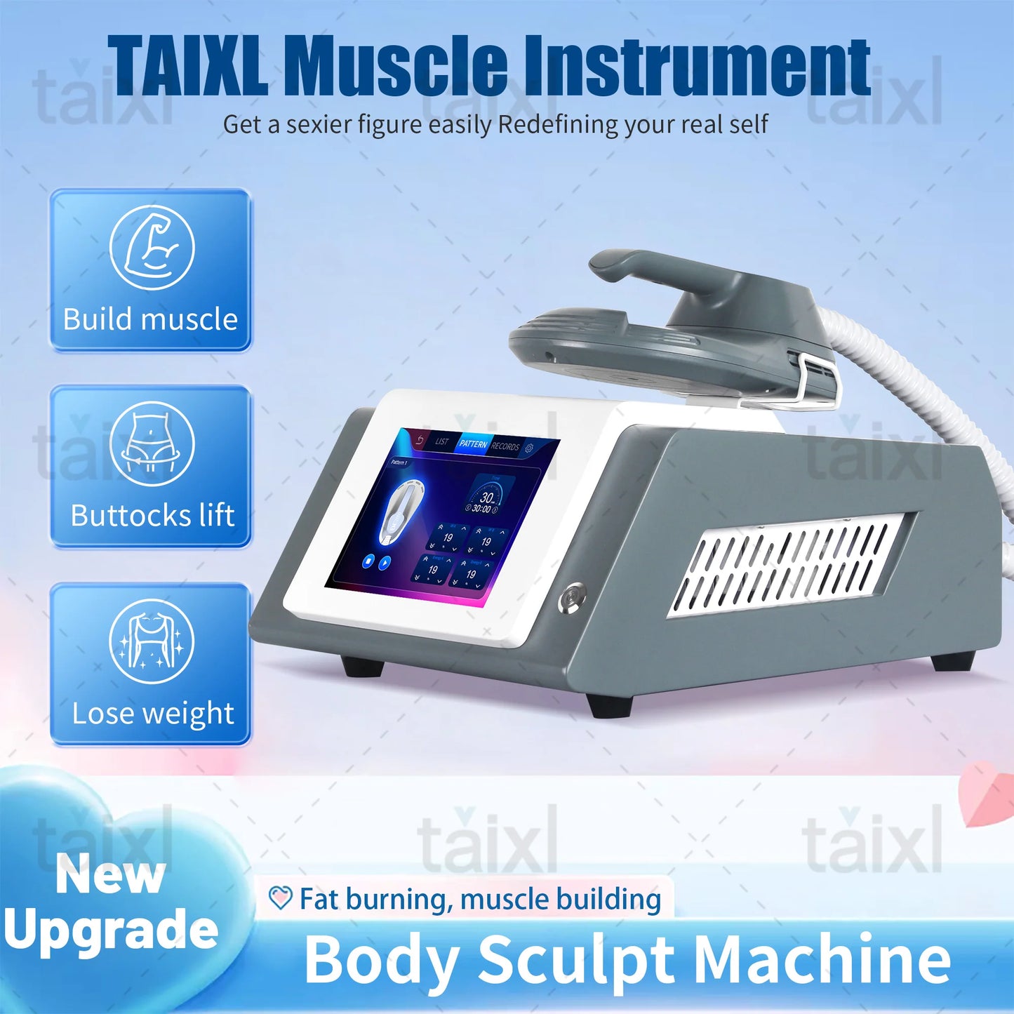Portable RF EMS Slimming Machine for Muscle Stimulation and Fat Removal