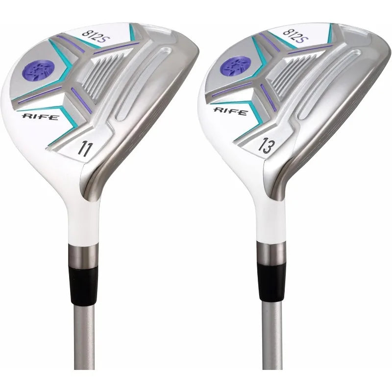 Womens Rife Golf 812s Offset Fairway Metal Wood Clubs Set Right Handed