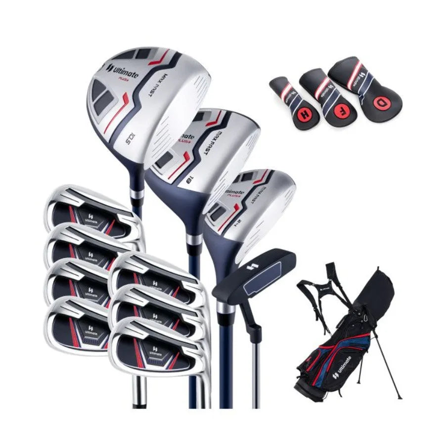 11 Piece Complete Golf Club Set for All Skill Levels and Ages 14 Plus