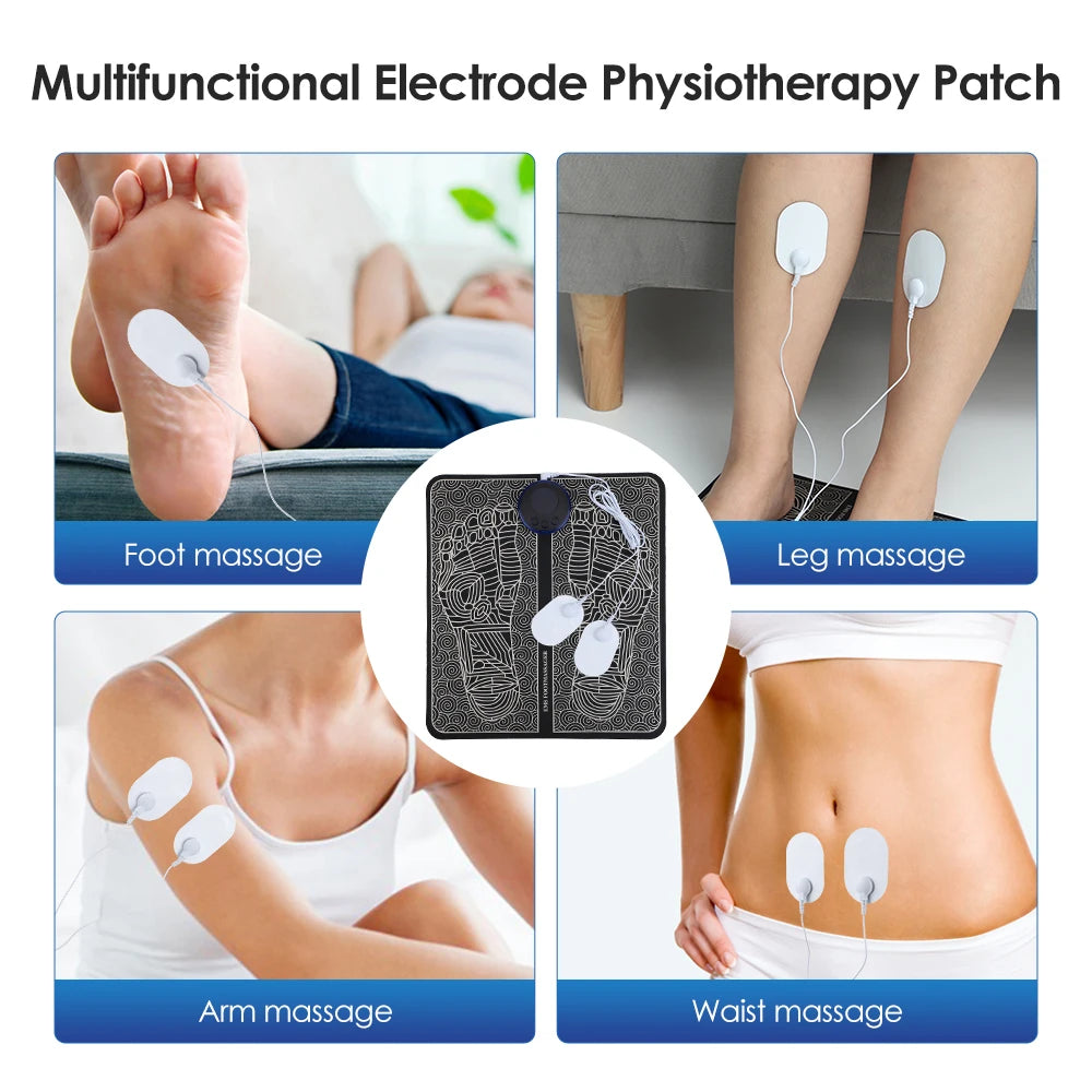 Hailicare Rechargeable Foot Massager Pad EMS Muscle Mat