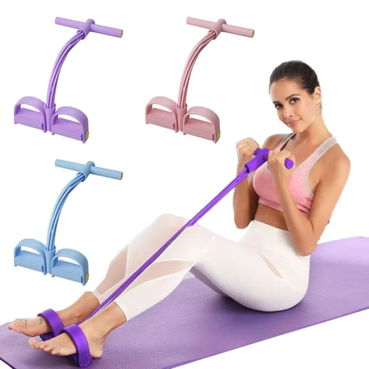 Premium Industrial-Grade Six-Tube Resistance Band Set For Full-Body Strength Training
