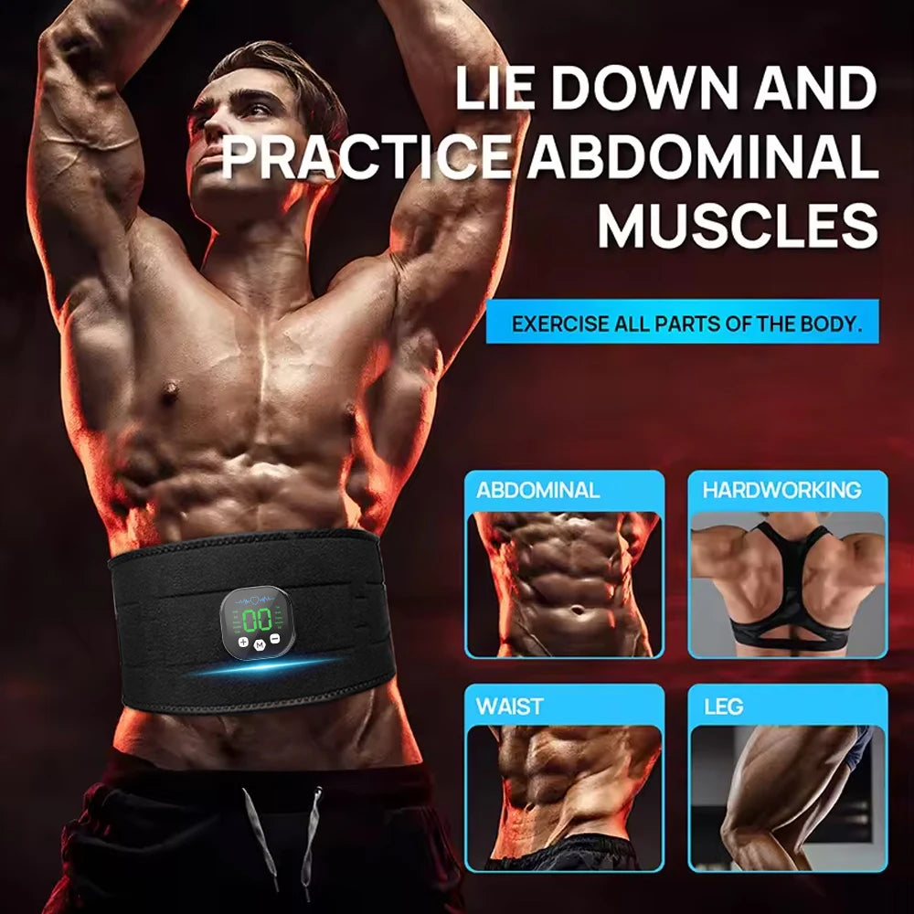 XMSJHign-concerned EMS Ab Belt For Waist Toning Effect
