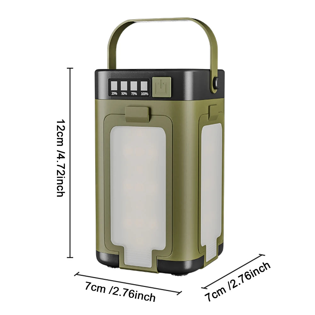 Alloet Foldable Camping Light Power Bank Lantern Solar