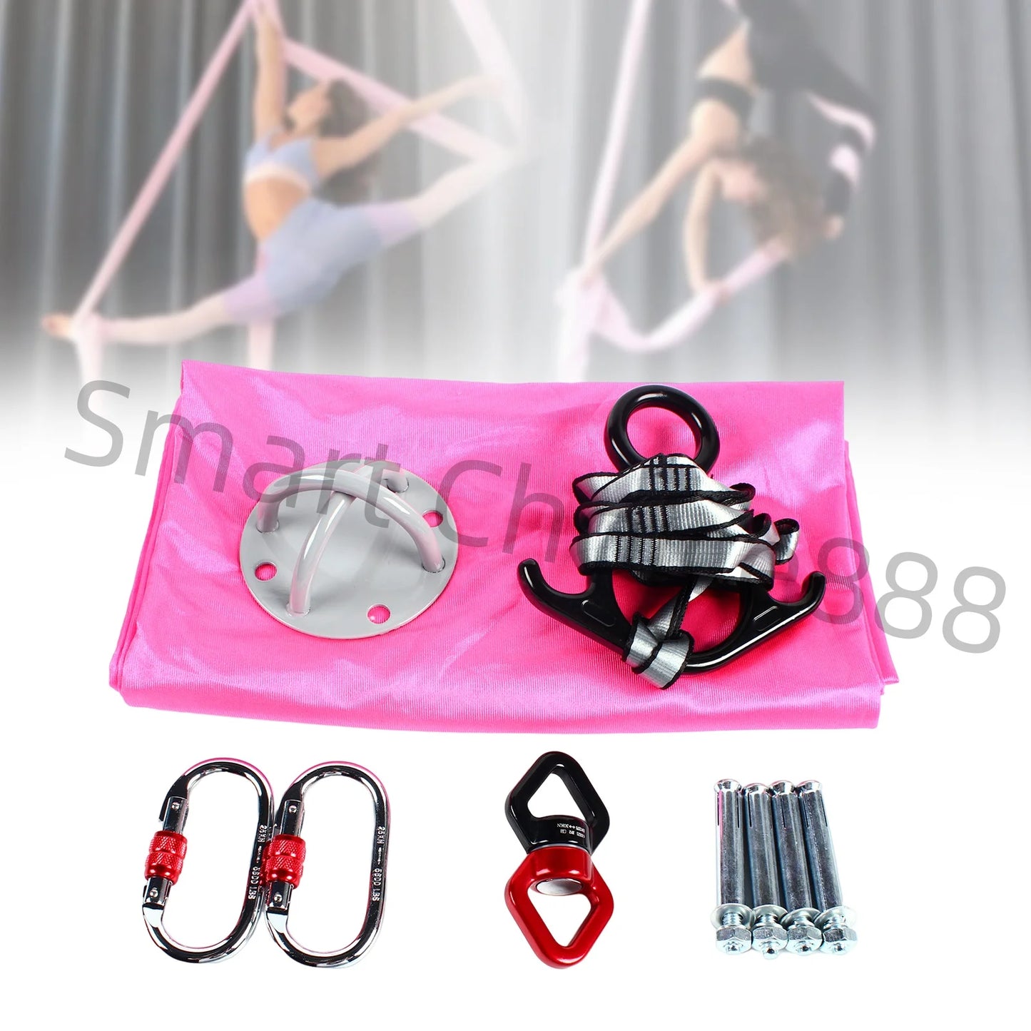 2.8m Aerial Silks Equipment for Aerial Yoga Dance and Circus Arts