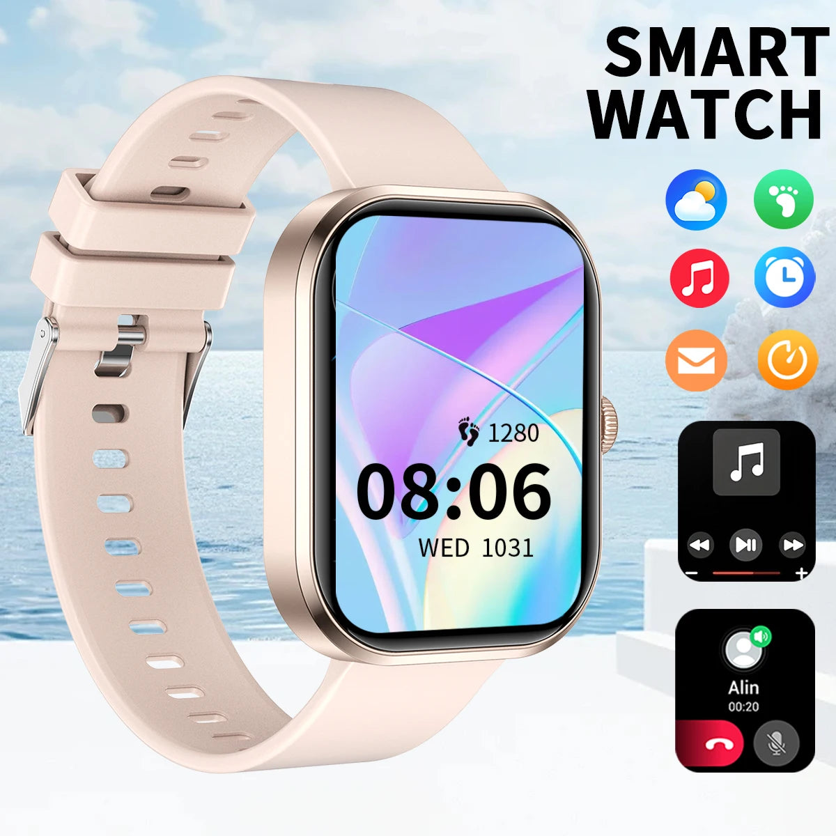 Hign-concerned Multifunctional Smart Watch Fitness Tracker