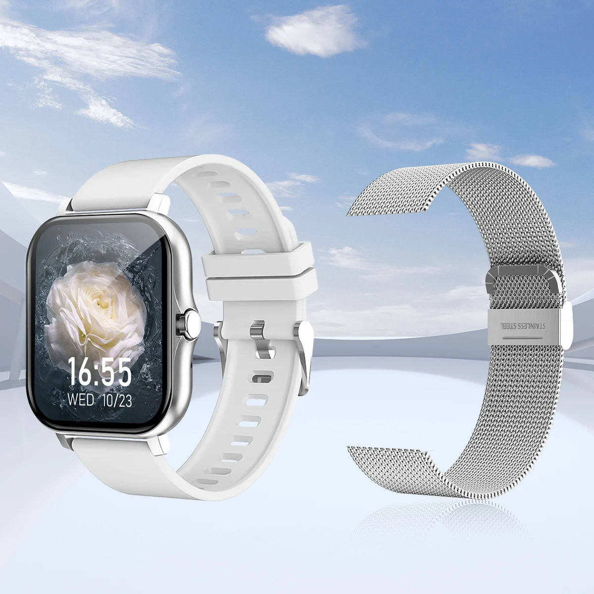 Smart Watch with Wireless Calling Fitness Tracker and Sport Mode for All Devices