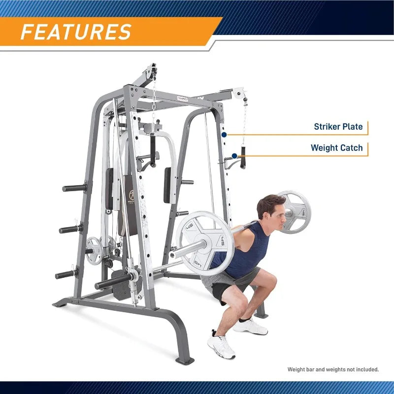 Marcy Smith Cage Workout Machine Full Body Home Gym Equipment System