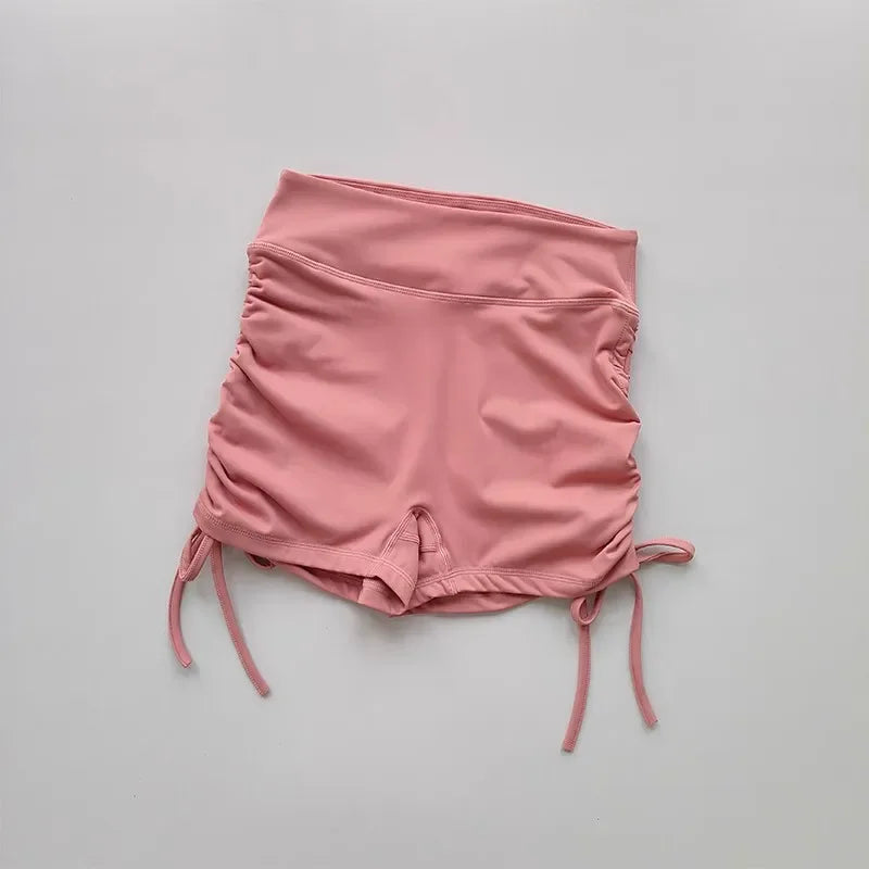 Summer Yoga Shorts Women Breathable High Waist Running Gym