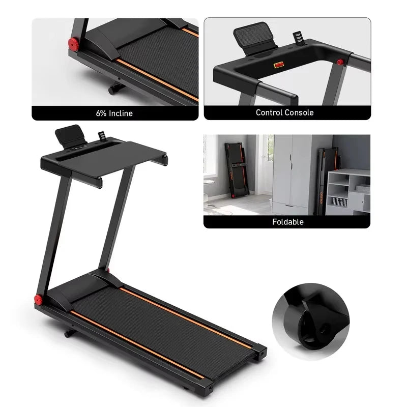 3.0 Horsepower Folding Treadmill with Incline for Home Small Spaces