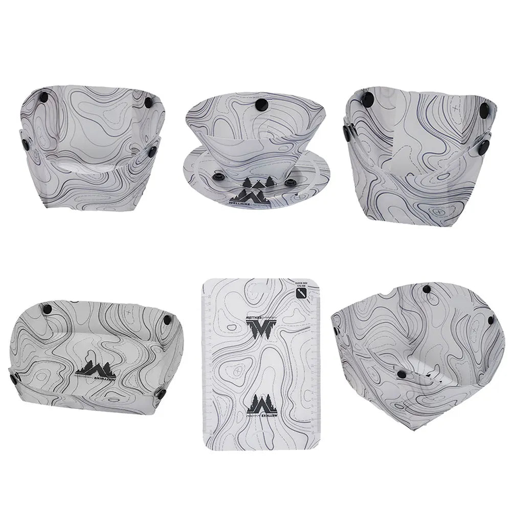 Eelhoe Lightweight Folding Tableware Set For Camping Hiking