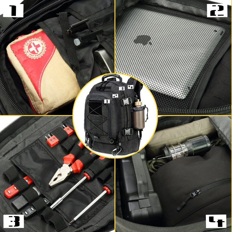 LQARMY Lightweight Outdoor Sports Backpack Waterproof Gym Bag