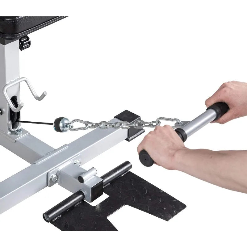 GDLF LAT Pull Down Machine Low Row Cable Fitness Exercise Body Workout Strength Training Bar Machine