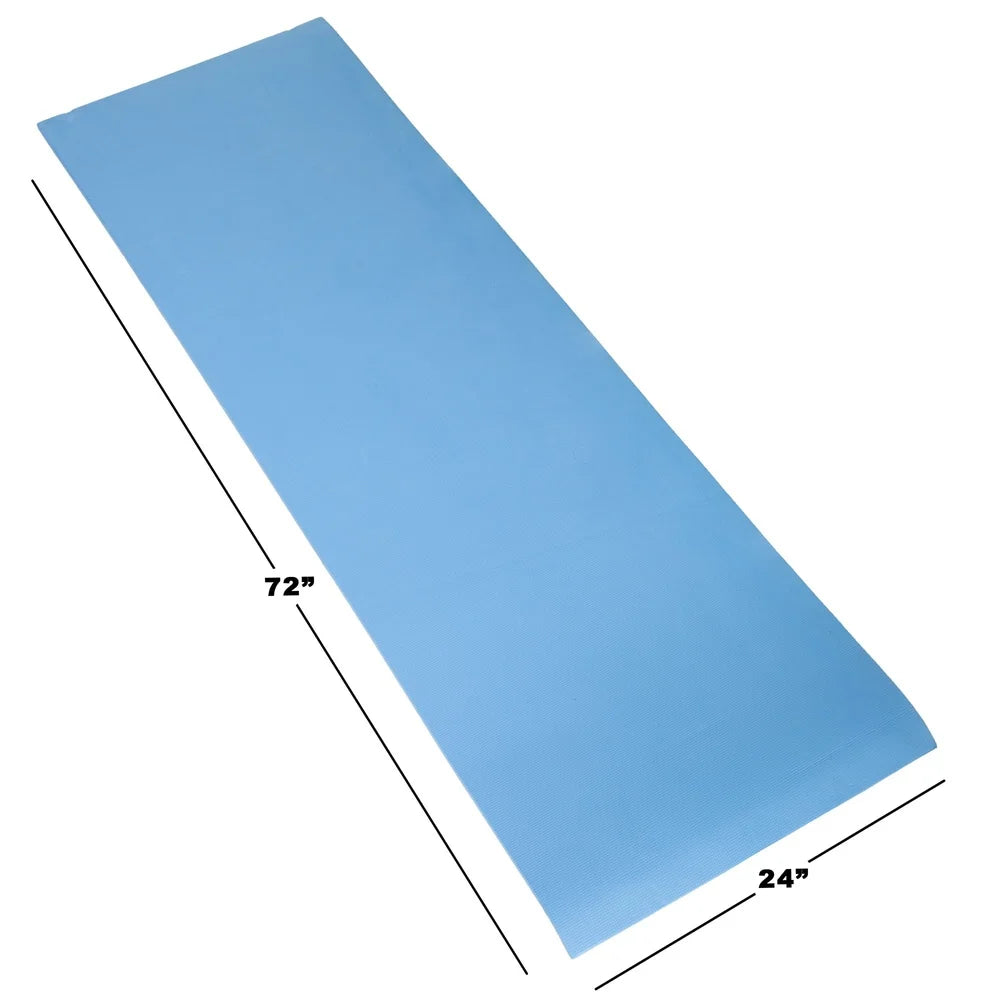 Lightweight Non Slip Foam Sleeping Pad with Carry Strap Camping Hiking Yoga Backpacking Portable Comfort Mat 72 Inch Thick