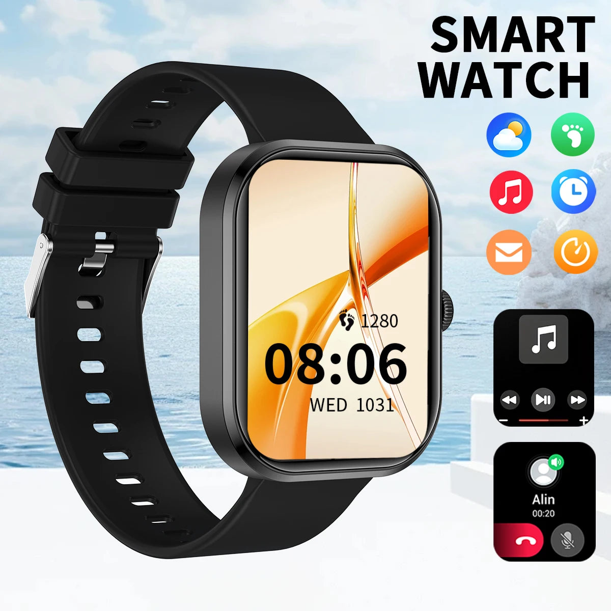 Hign-concerned Multifunctional Smart Watch Fitness Tracker