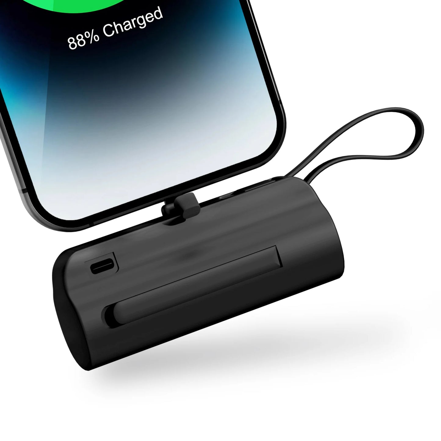Mini 4500mAh Power Bank Dual USB C Capsule Charger Android
