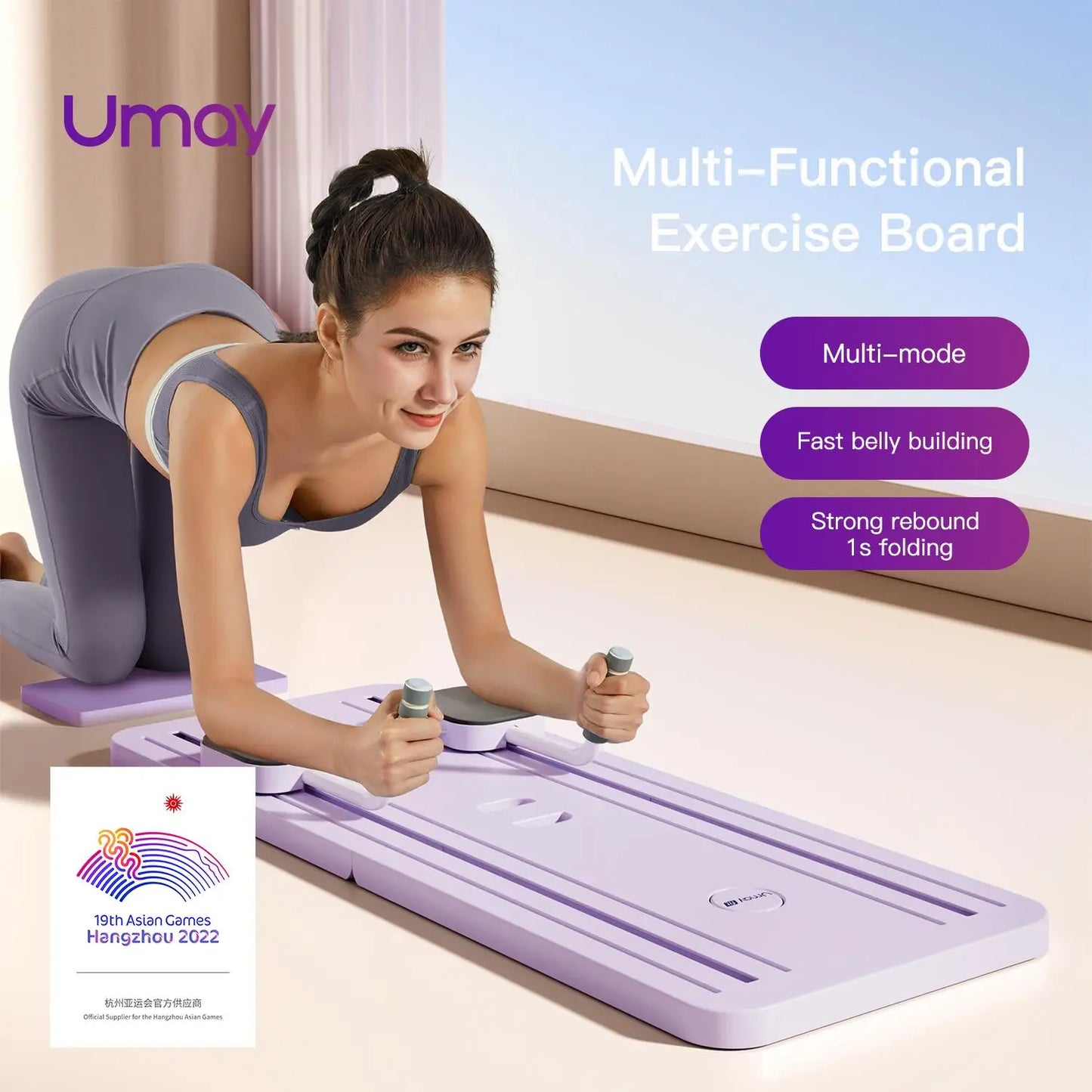 Cursor Fitness Multifunctional Ab Exercise Board for Training