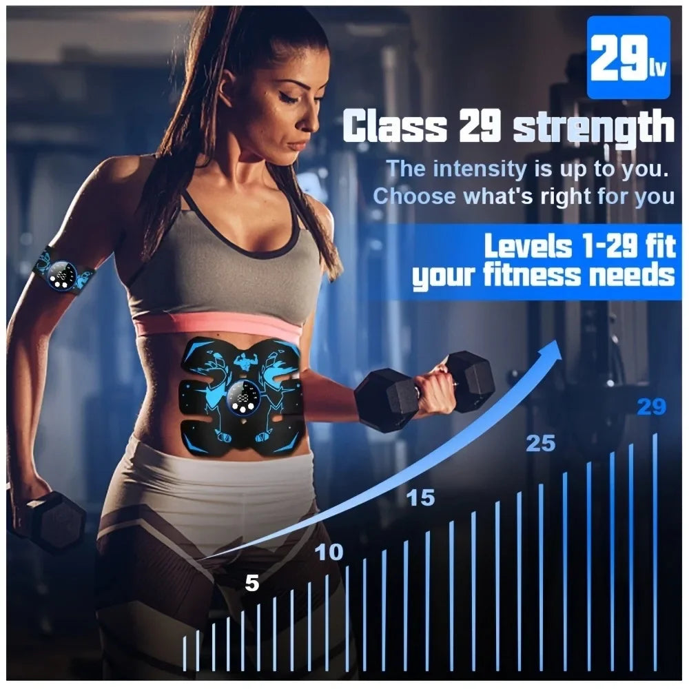 XMSJ Wireless EMS Ab Trainer Belt For Six Pack Abs