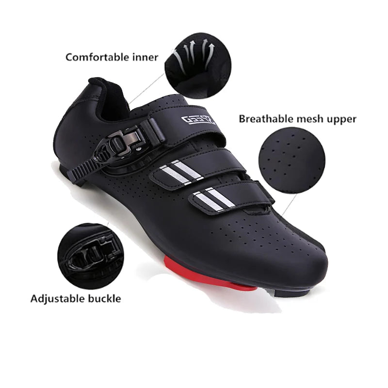 Peloton Compatible Mens Cycling Shoes With Look Delta Cleats